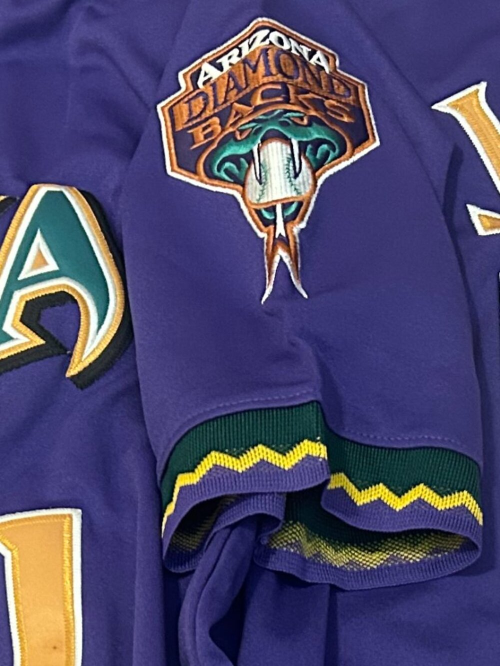 ARIZONA DIAMONDBACKS RANDY JOHNSON Men's JERSEY M,L,XL,2XL by Mitchell & Ness - Picture 6 of 6